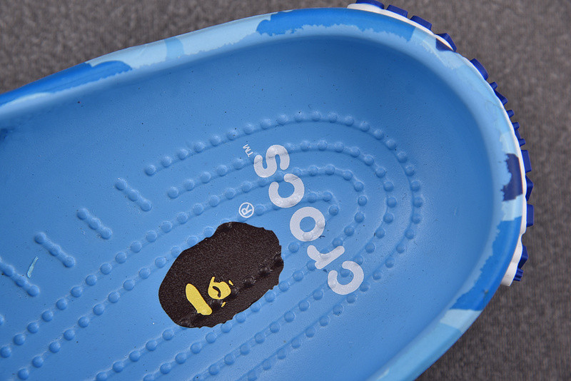 Crocs Classic Clog A Bathing Ape ABC Camo Blue