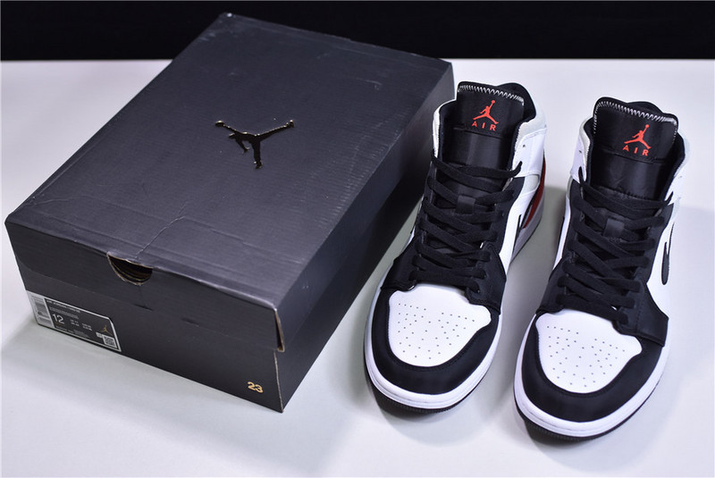 NK Air Jordan 1 Mid SE"Track Red/Union"AJ1 852542-100