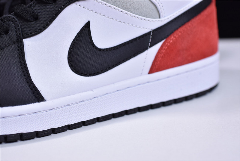 NK Air Jordan 1 Mid SE"Track Red/Union"AJ1 852542-100
