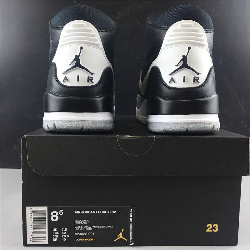 Air Jordan Legacy 312 Black Cement AV3922-001