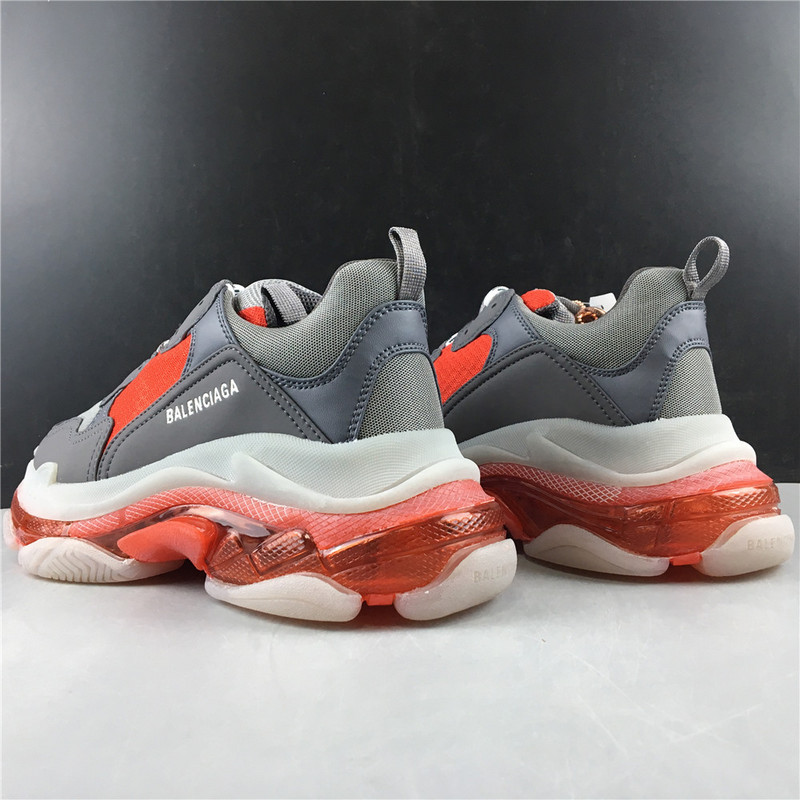Ba*len*cia*ga triple s trainers clear sole grey red 541624 w0901 2262