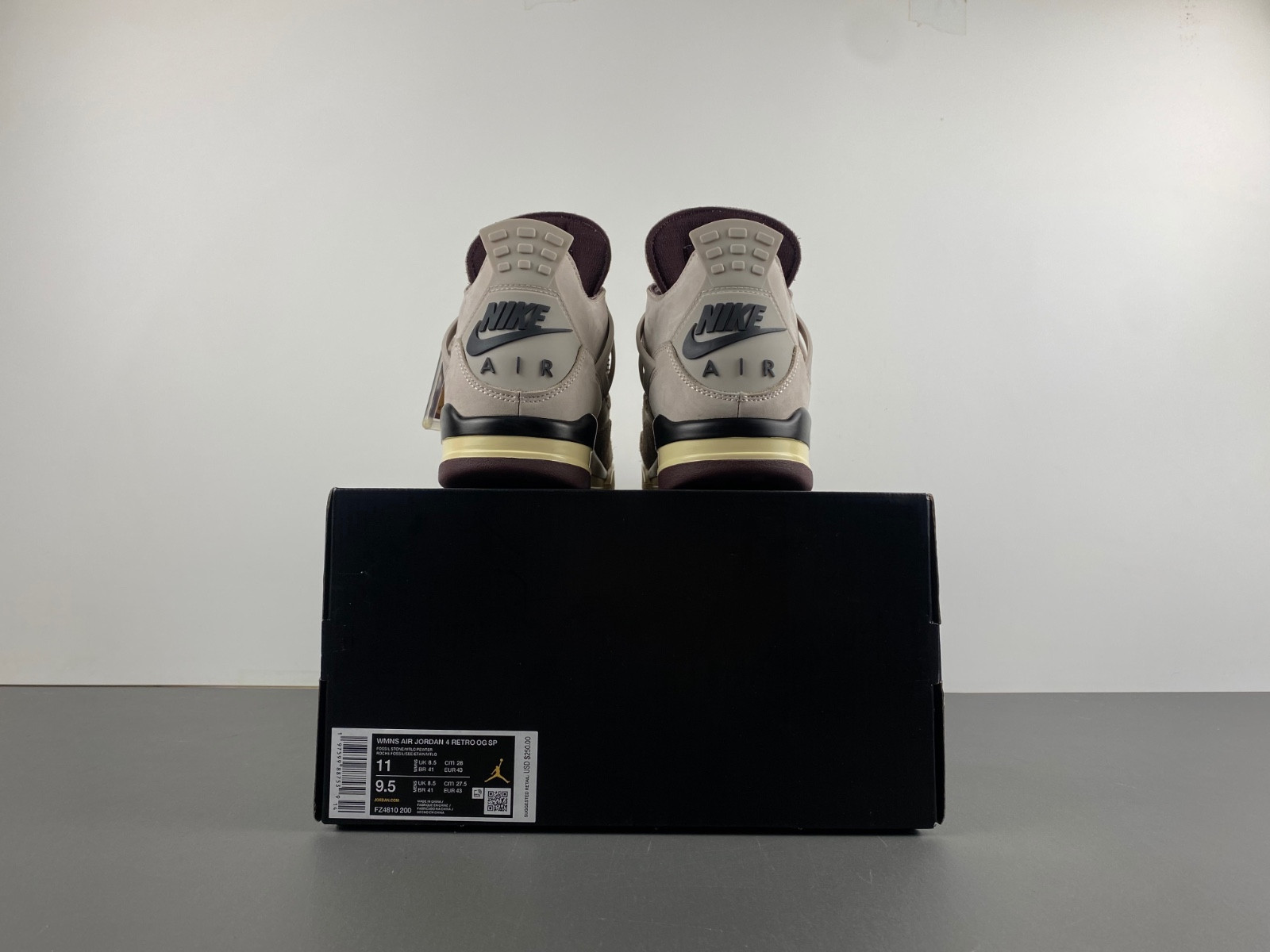 A Ma Maniere x Air Jordan 4 Fossil Stone FZ4810-200