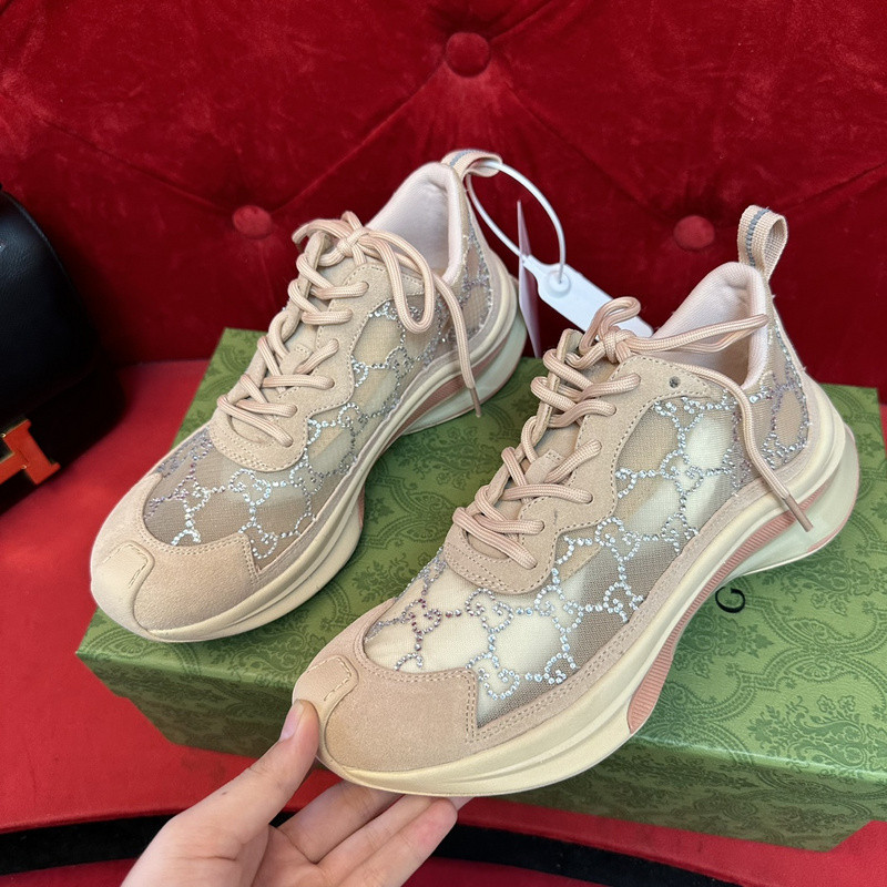 GUCC Run Lace-up Sneakers