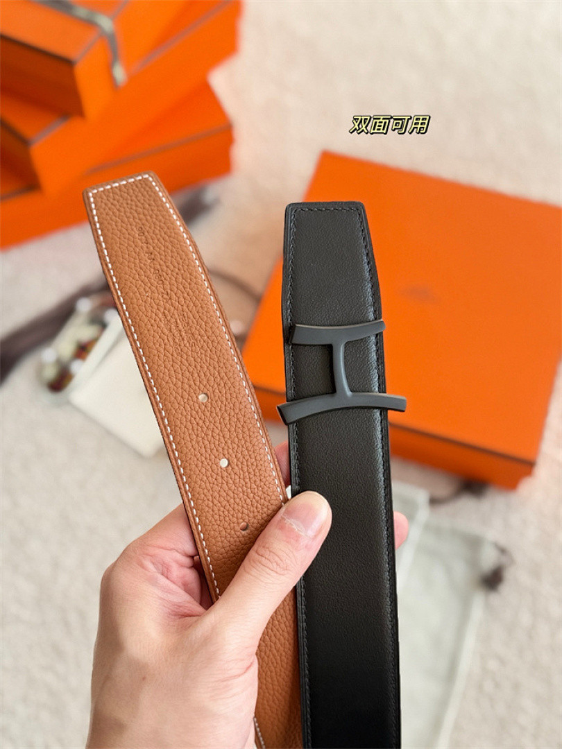 H*ER*MES BELT(DOUBLE-SIDED)