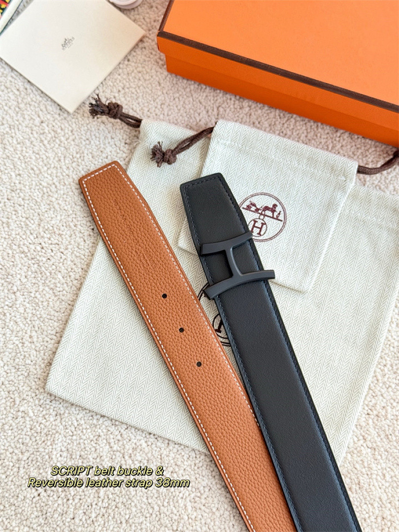 H*ER*MES BELT(DOUBLE-SIDED)