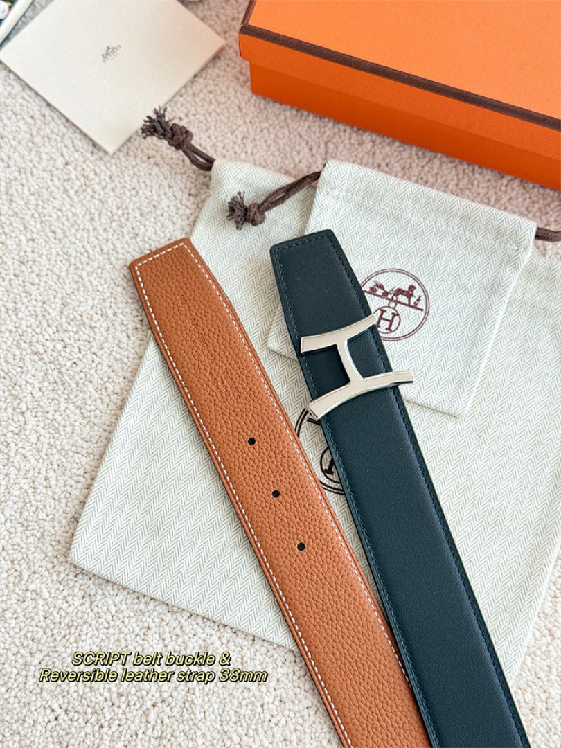 H*ER*MES BELT(DOUBLE-SIDED)