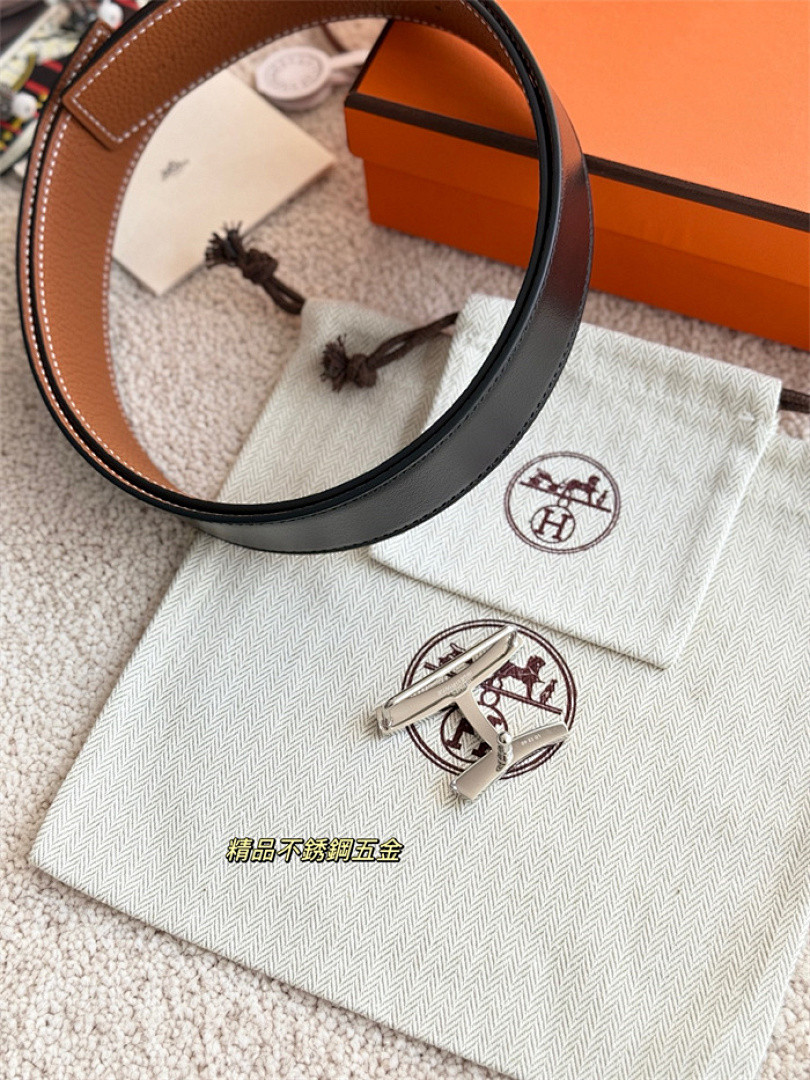 H*ER*MES BELT(DOUBLE-SIDED)