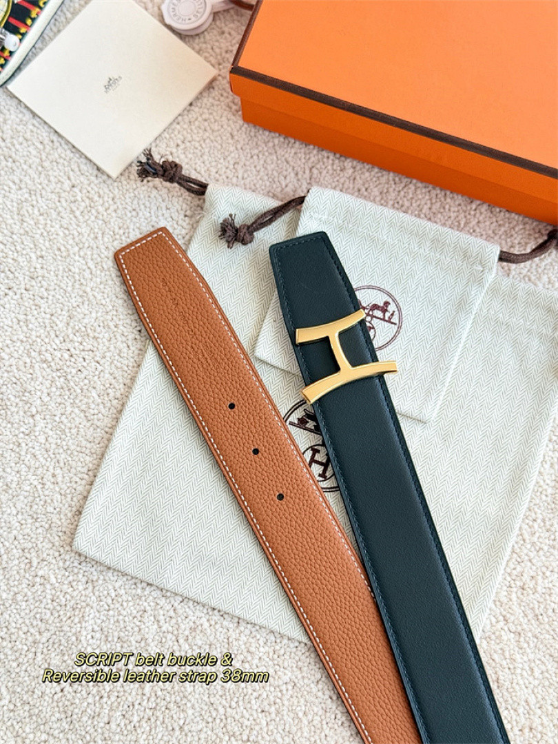 H*ER*MES BELT(DOUBLE-SIDED)