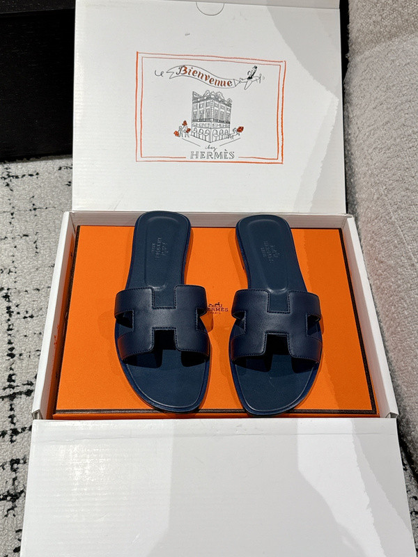 H*rmes Sandals (DARK BLUE)