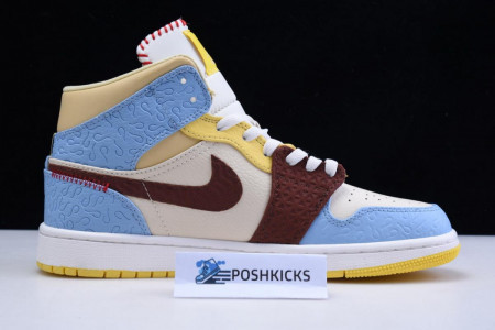 AIR JORDAN 1 MID SE FEARLESS MAISON CHATEAU ROUGE CU2803-200