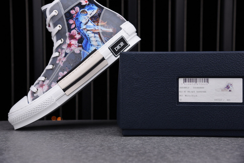 D B23 HIGH-TOP SNEAKERS