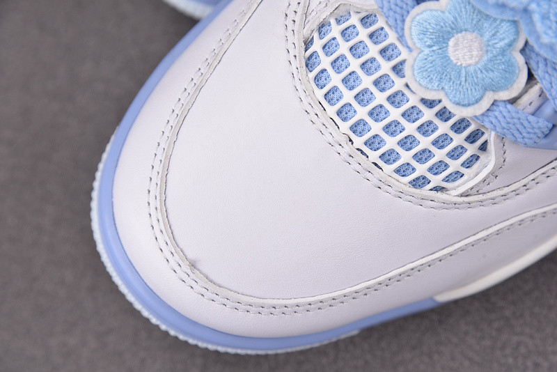 Air Jordan 4 "Aluminum" "White/Blue Tint" HV0823-100