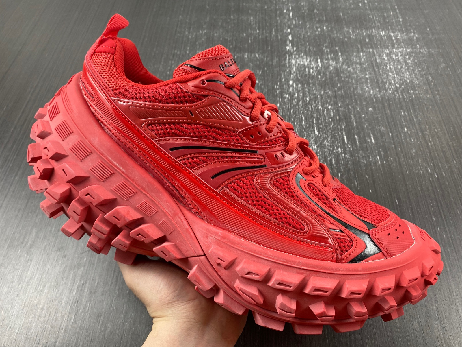 Ba*len*cia*ga bouncer chunky-sole sneakers