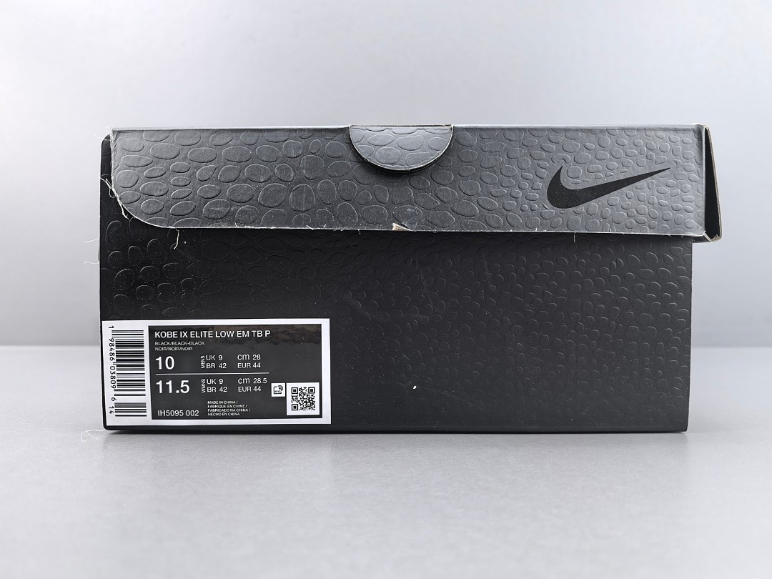 Nike Kobe 9 Elite Low EM TB P "Black" IH5095-002