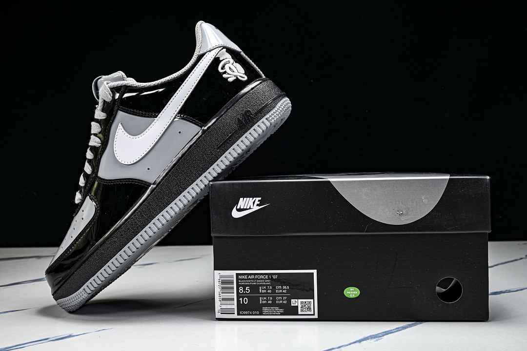 Nike Air Force 1 Low Syna Central Cee Black White Smoke Grey IO9974-010