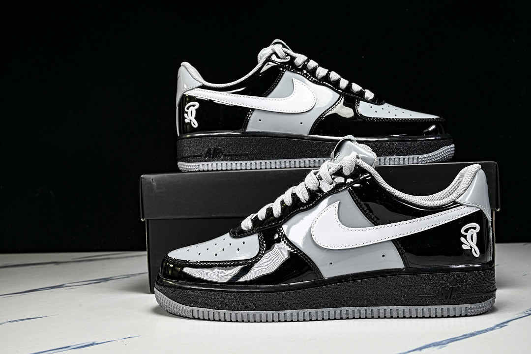Nike Air Force 1 Low Syna Central Cee Black White Smoke Grey IO9974-010