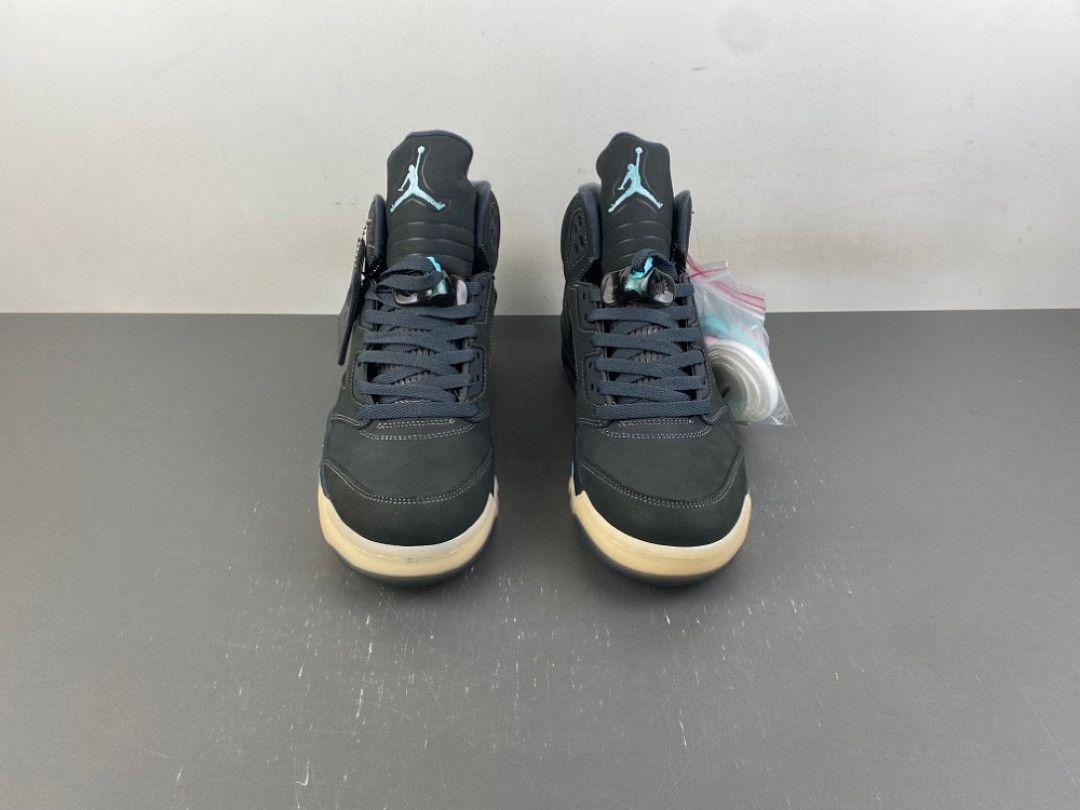 Jordan 5 Retro SoleFly Black Aurora Green Men