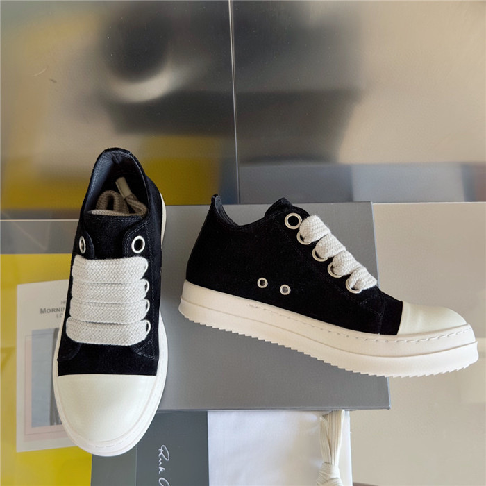 RICK 0WENS SNEAKERS (MADE OF CLOTH)