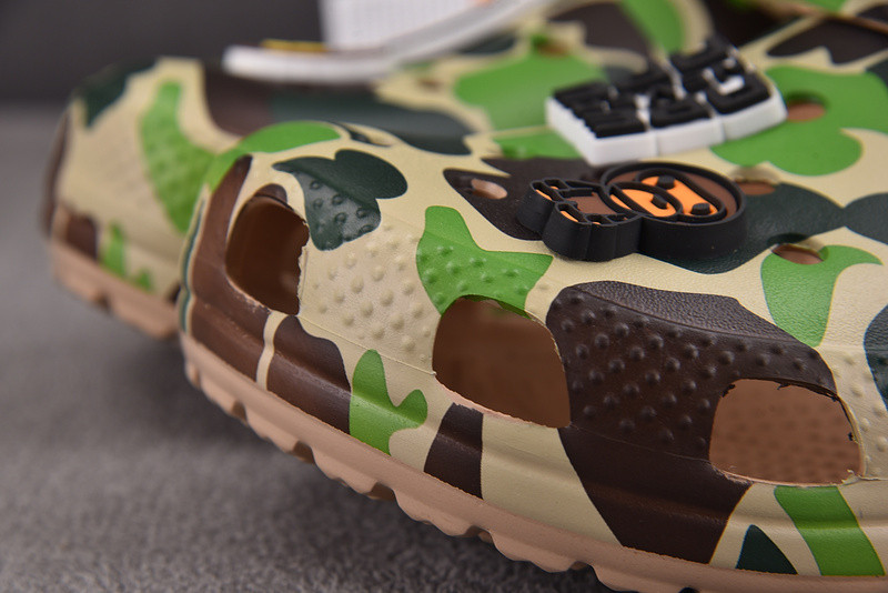 Crocs Classic Clog A Bathing Ape ABC Camo Green