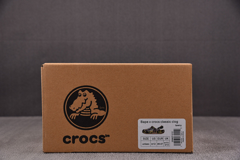Crocs Classic Clog A Bathing Ape ABC Camo Green