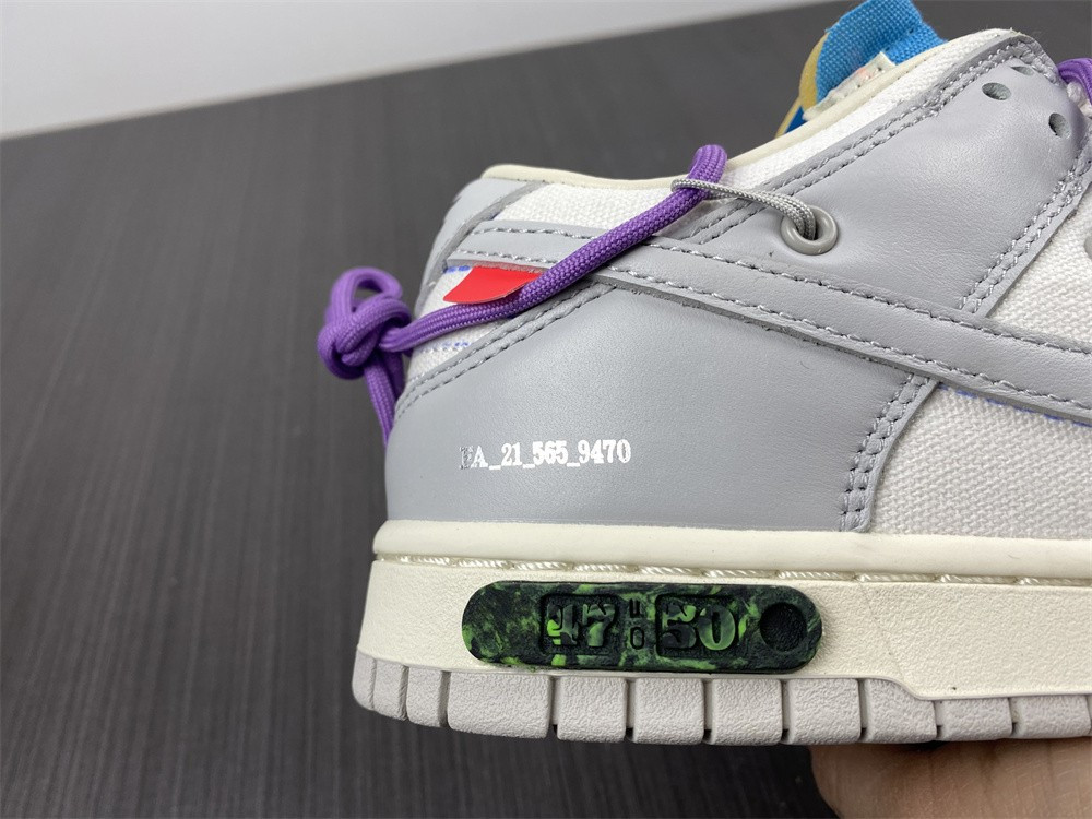 NIKE DUNK LOW OW LOT 47 OF 50 DM1602-125