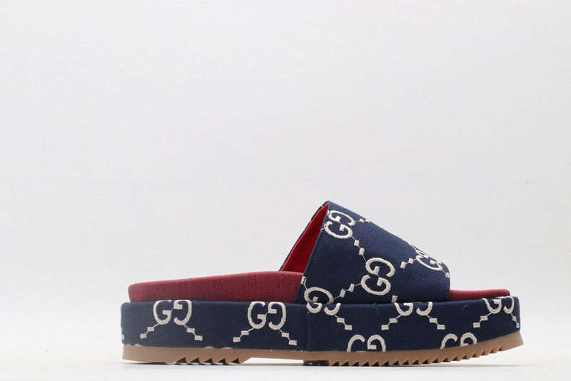 GUC LEATHER SLIDE