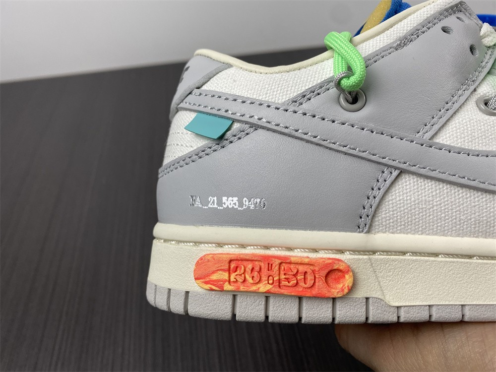 NIKE DUNK LOW OW LOT 26 OF 50 DM1602-116