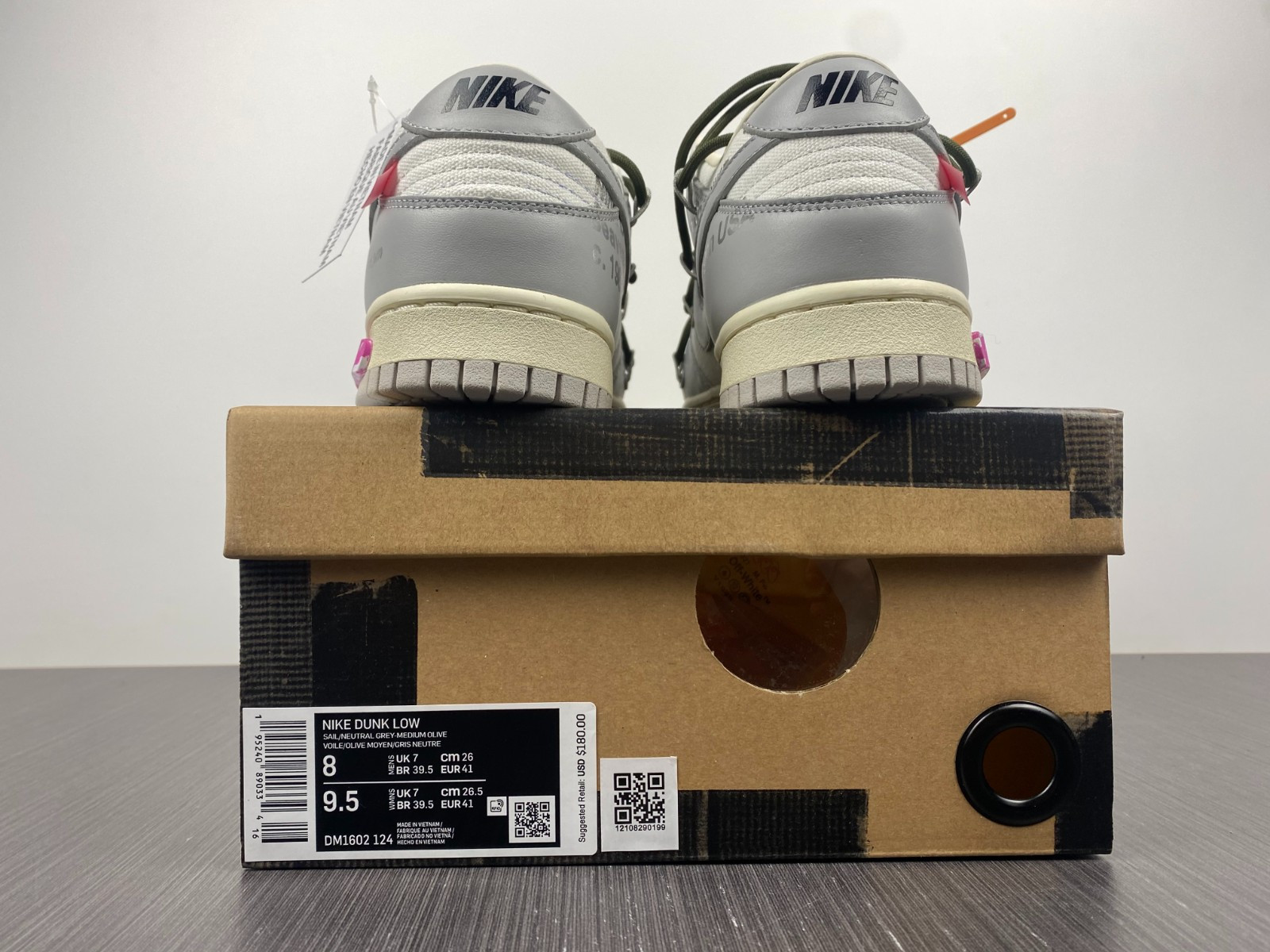 NIKE DUNK LOW OW LOT 22 OF 50 DM1602-124