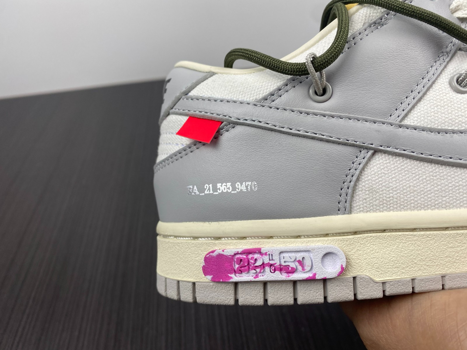 NIKE DUNK LOW OW LOT 22 OF 50 DM1602-124