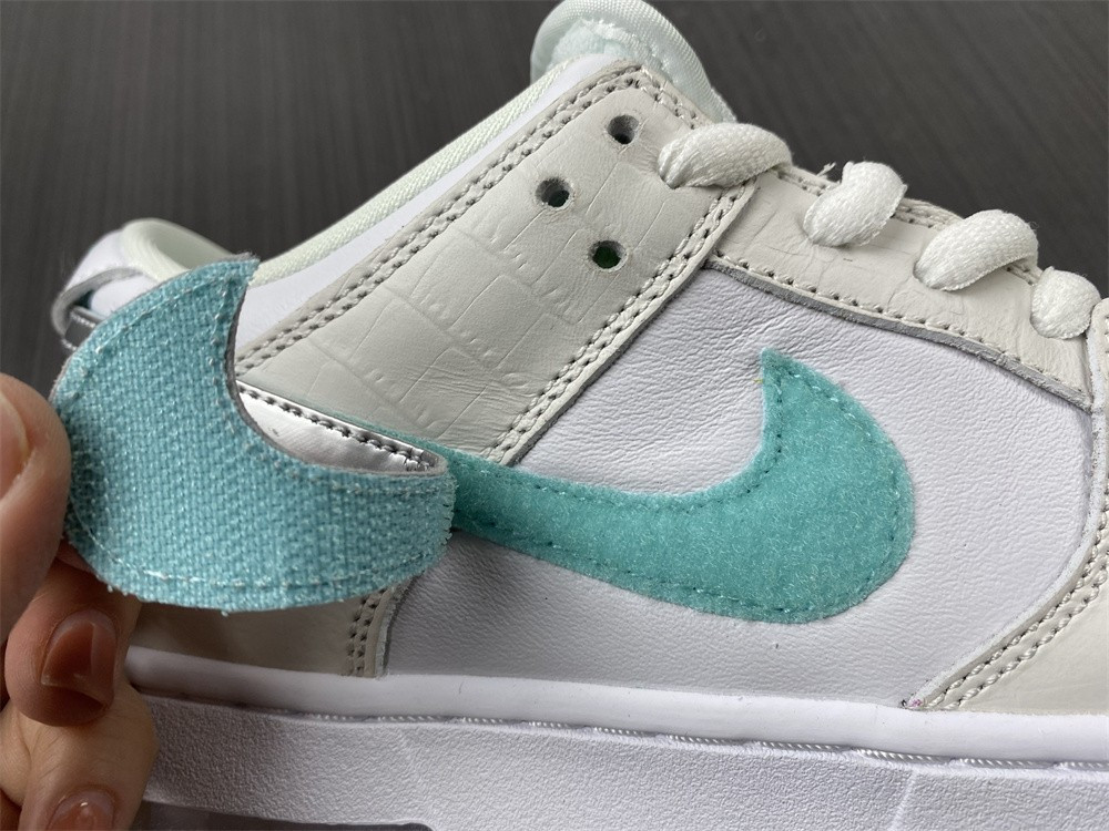 nike sb dunk low diamond S*pply co white diamond bv1310-100
