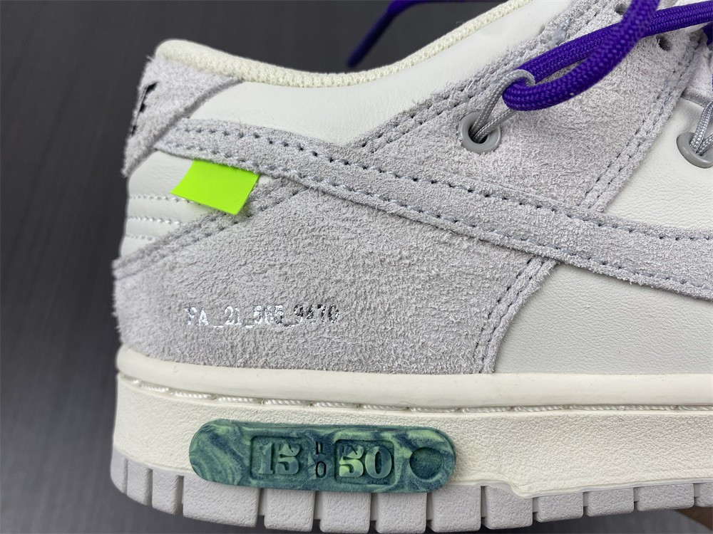NIKE DUNK LOW OW LOT 15 OF 50 DJ0950-101