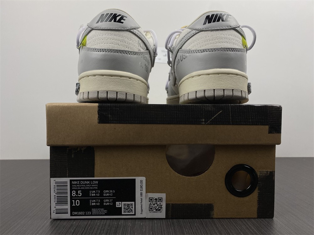 NIKE DUNK LOW OW LOT 49 OF 50 DM1602-123