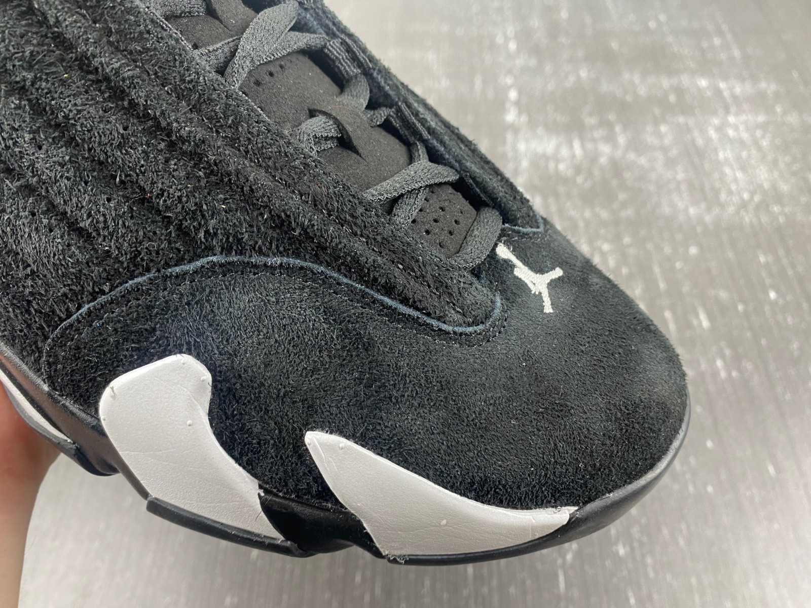 Air Jordan 14 "Black/White/University Red" 487471-016