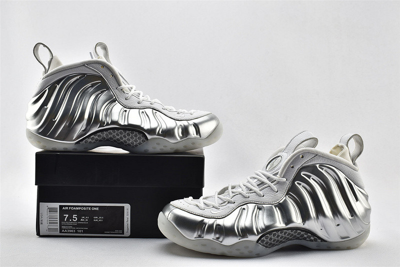 Nike Air Foamposite One Chrome White AA3963-100