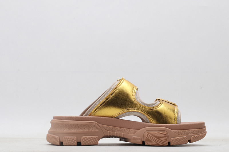 GUC LEATHER SLIDE