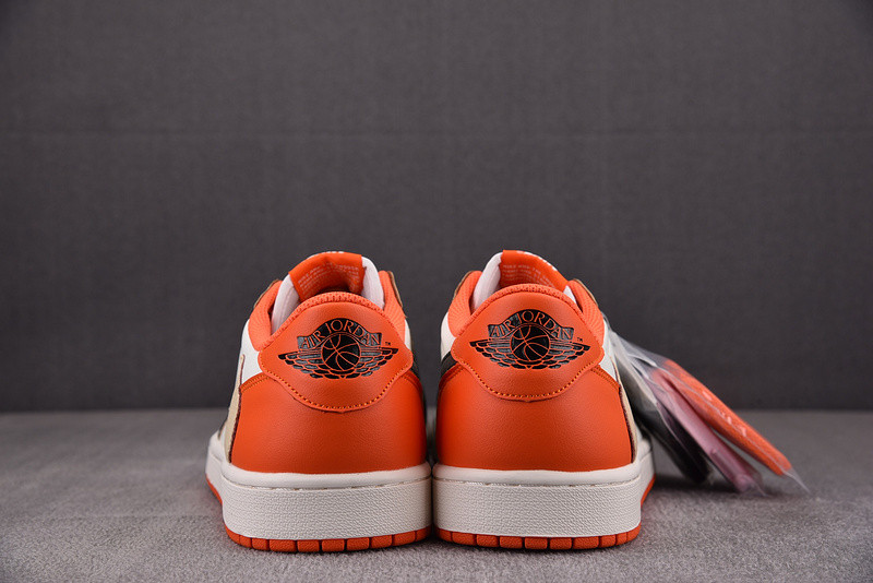 TRAVIS SCOTT X AIR JORDAN 1 LOW SAIL/WHITE/ROYAL ORANGE DM7866 - 9 82