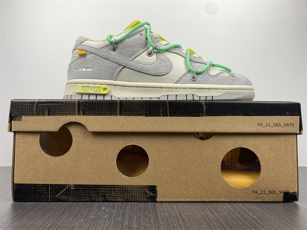 NIKE DUNK LOW OW LOT 14 OF 50 DJ0950-106