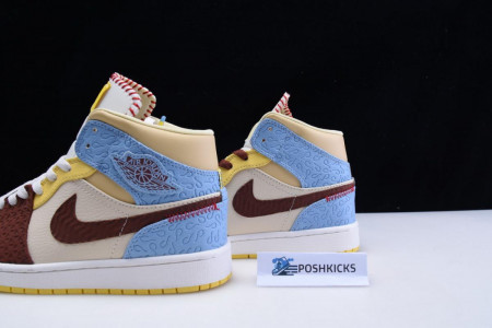AIR JORDAN 1 MID SE FEARLESS MAISON CHATEAU ROUGE CU2803-200