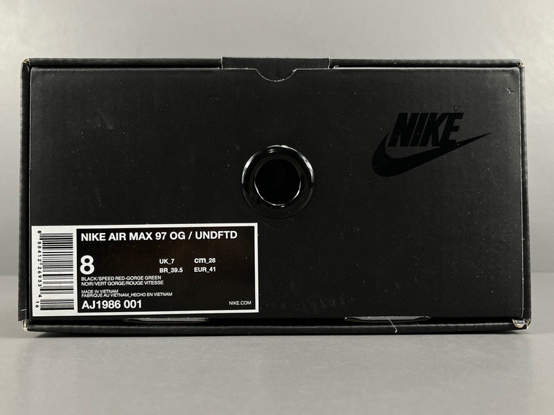 Nike Air Max 97 Undefeated Black AJ1986-001