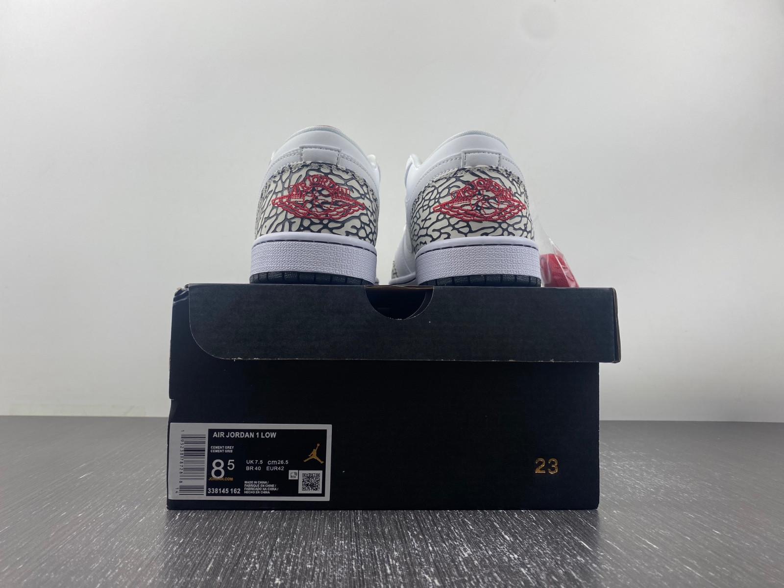 Jordan 1 Phat Low Cement Grey 338145-162
