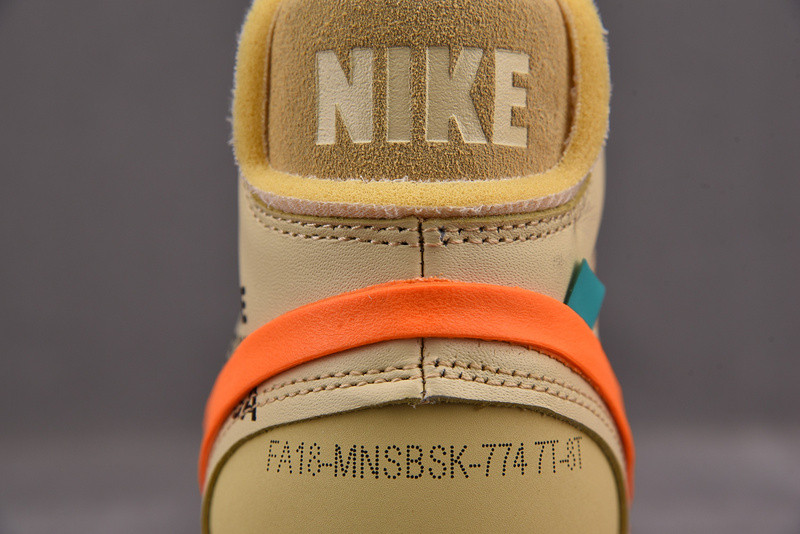 OW X NIKE BLAZER MID ALL HALLOWS EVE AA3832-700