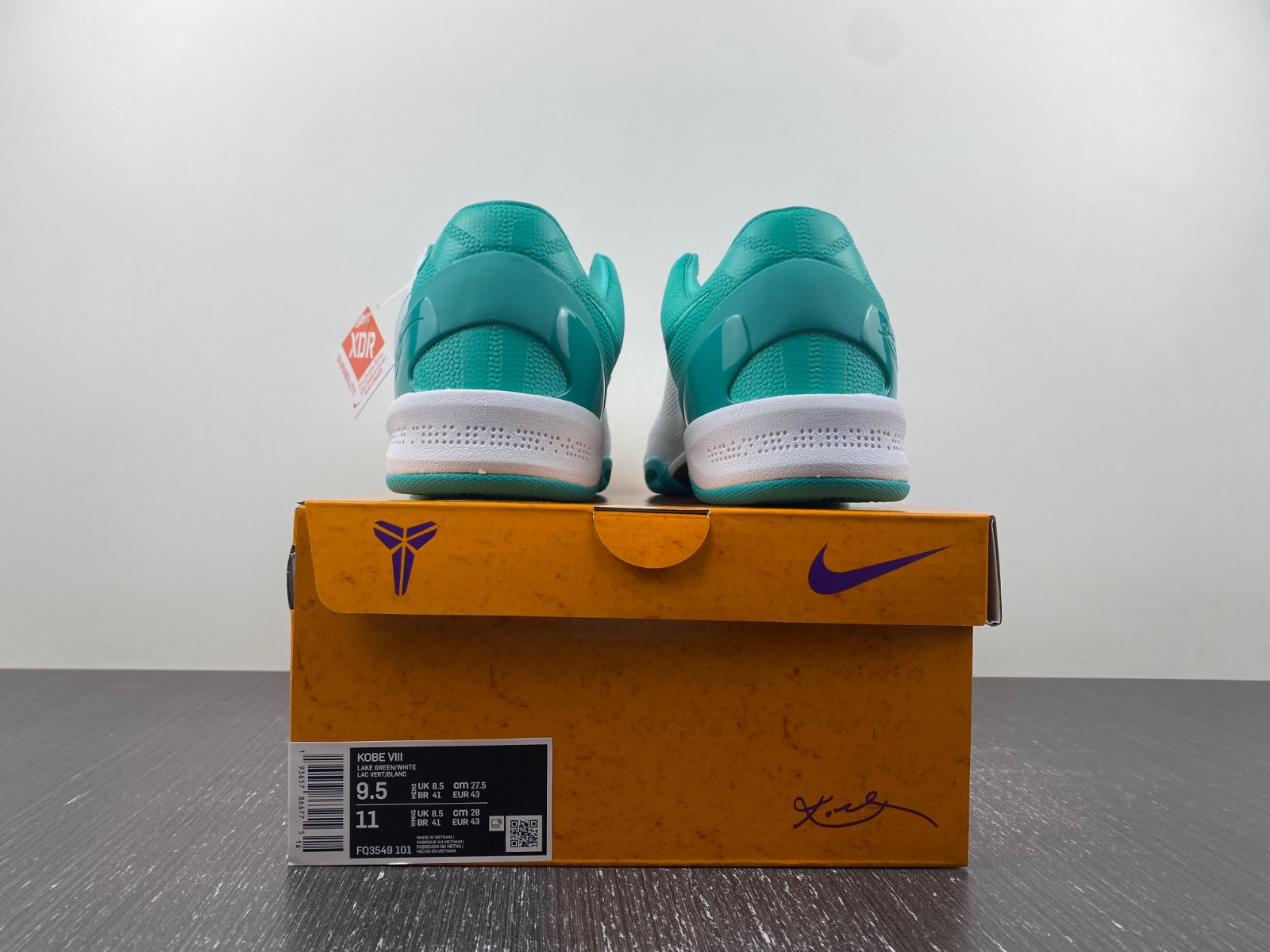 Nike Kobe 8 Protro White Radiant Emerald FQ3549-101