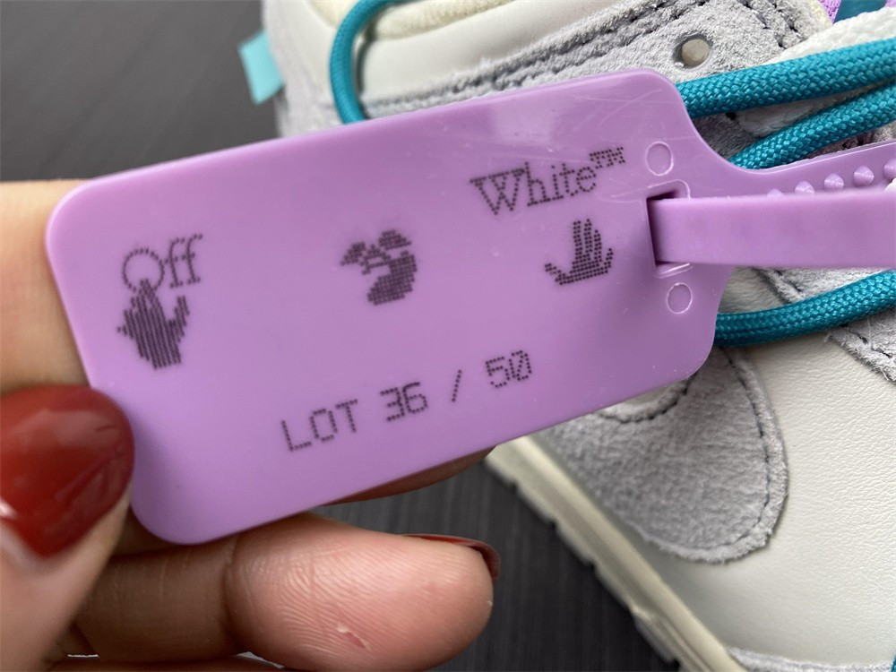 NIKE DUNK LOW OW LOT 36 OF 50 DJ0950-107