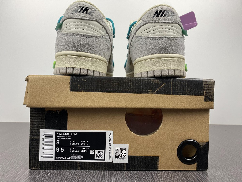 NIKE DUNK LOW OW LOT 36 OF 50 DJ0950-107
