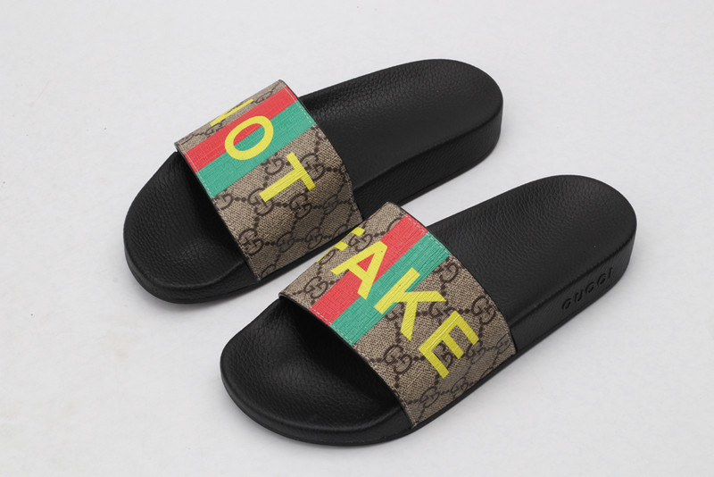 GUC LEATHER SLIDE