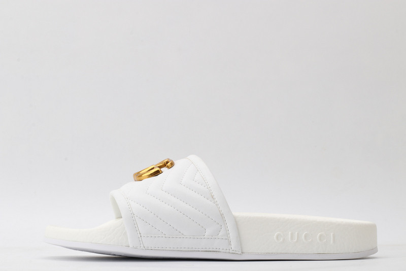GUC LEATHER SLIDE