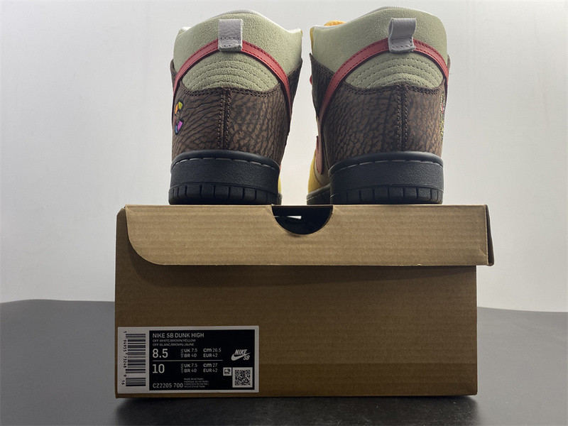 COLOR SKATES X Nike SB DUNK HIGH KEBAB AND DESTROY CZ2205-700