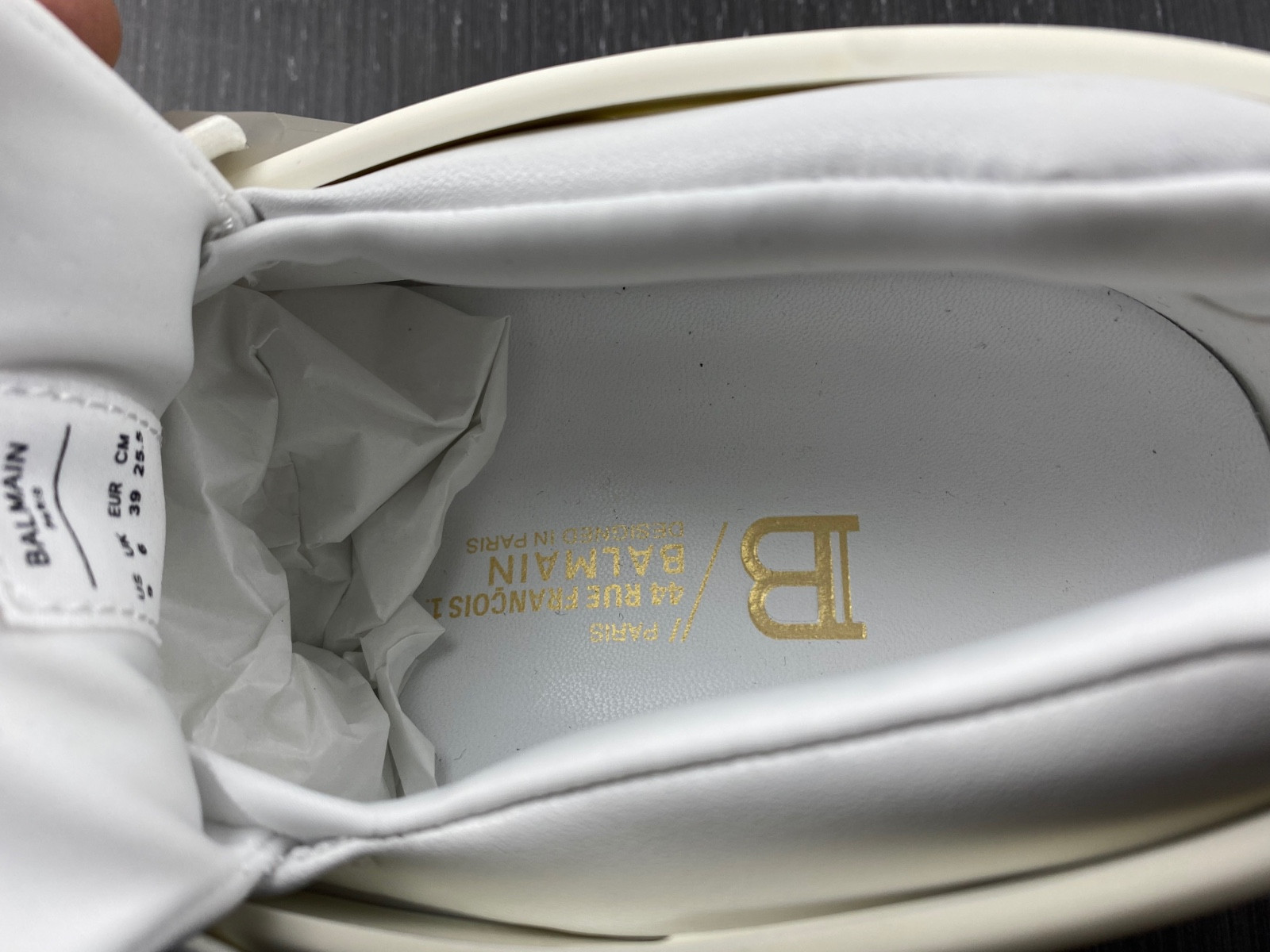 BALMAIN NEOPRENE AND LEATHER UNICORN LOW-TOP SNEAKERS