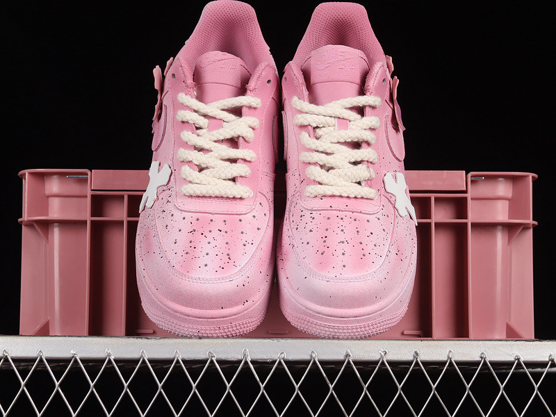 NIKE CHROMEHEARTS X AIR FORCE 1 LOW 07 PINK/PINK/WHITE DD8959-100