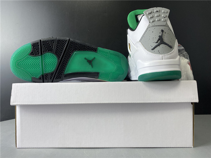 Jordan 4 Retro Lucid Green Rasta AQ9129-100